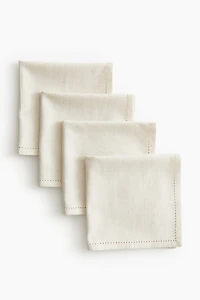 4-Pack Linen-Blend Napkins