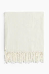 Linen-blend Shawl