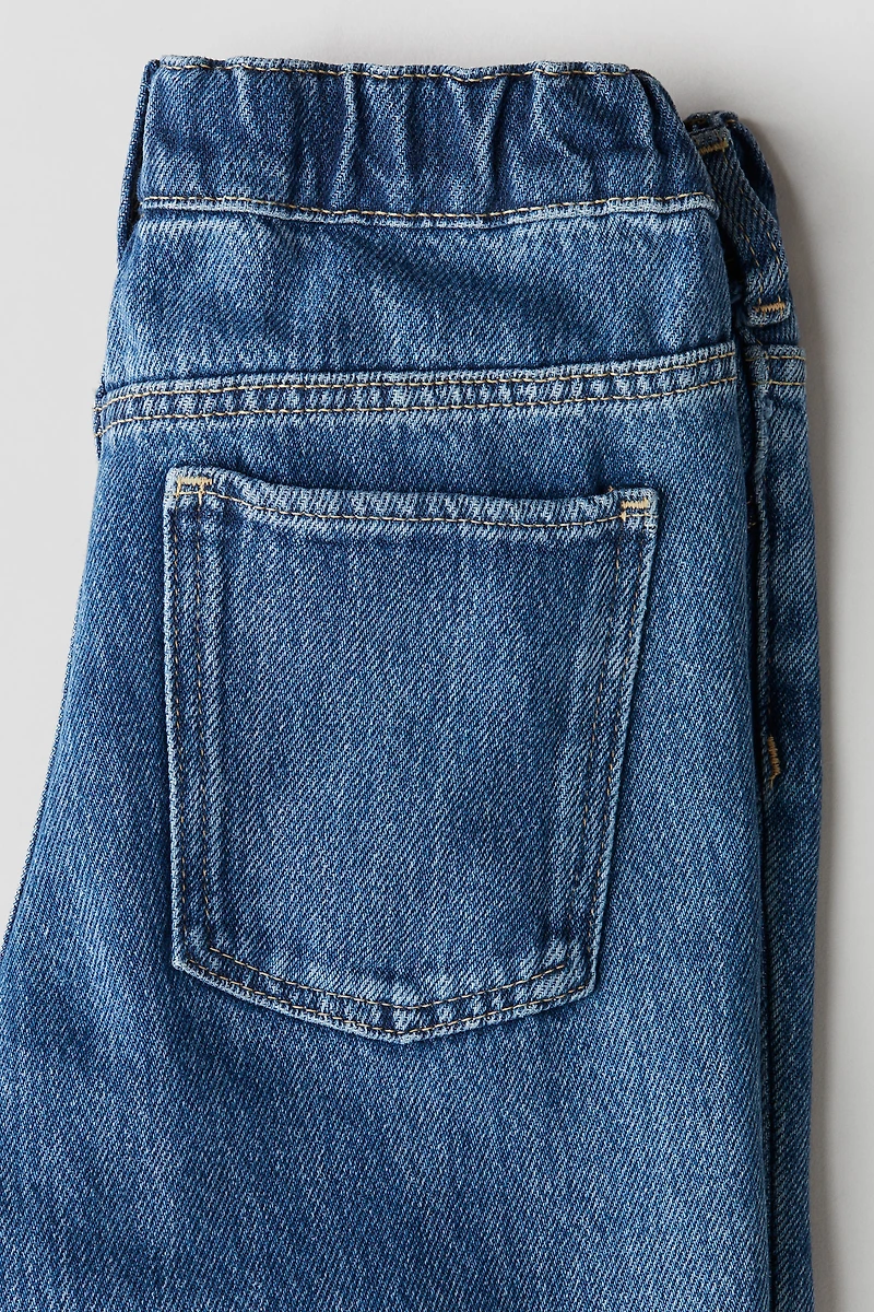 Tapered Cotton-blend Jeans