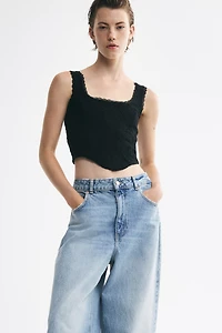 Lace Corset Top