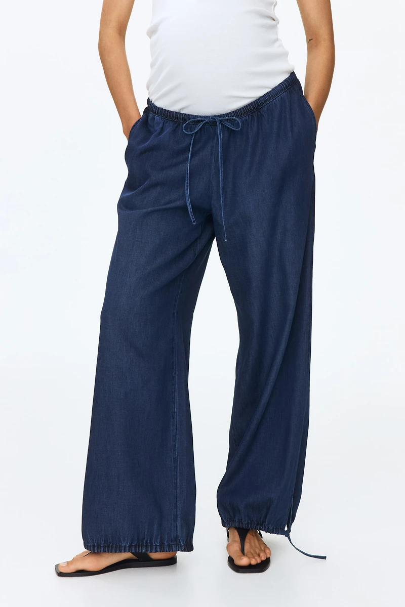 MAMA Balloon-Leg Denim Pants