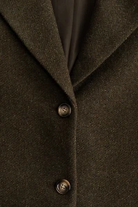 Wool-blend blazer