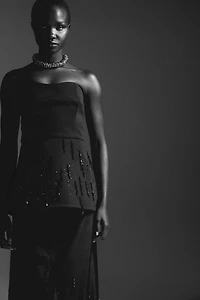 Embellished Bandeau Top