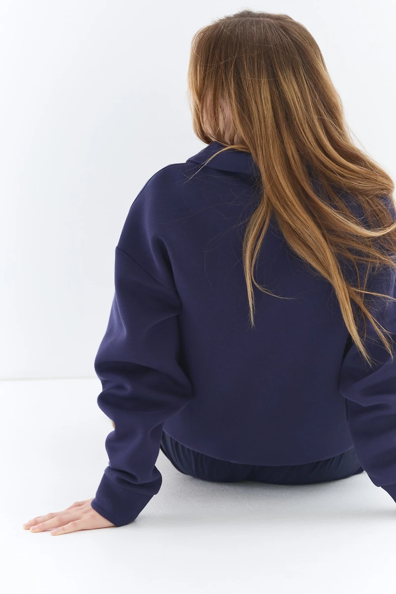 Chandail zippé en scuba