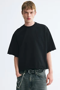 Oversized Printed Cotton T-Shirt