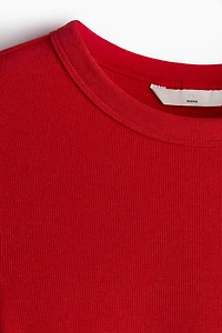 MAMA Ribbed Jersey Top