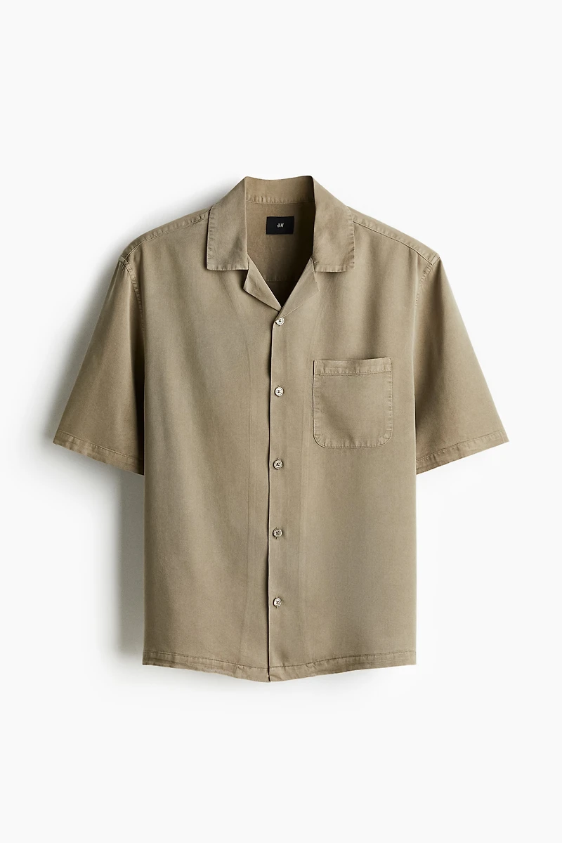 Regular Fit Lyocell Resort Shirt
