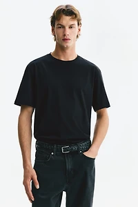 T-shirt classique en coton pima