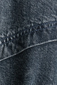 Robe à boutons en denim