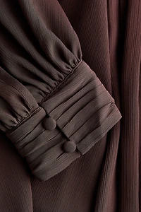 MAMA Long-Sleeved Chiffon Dress