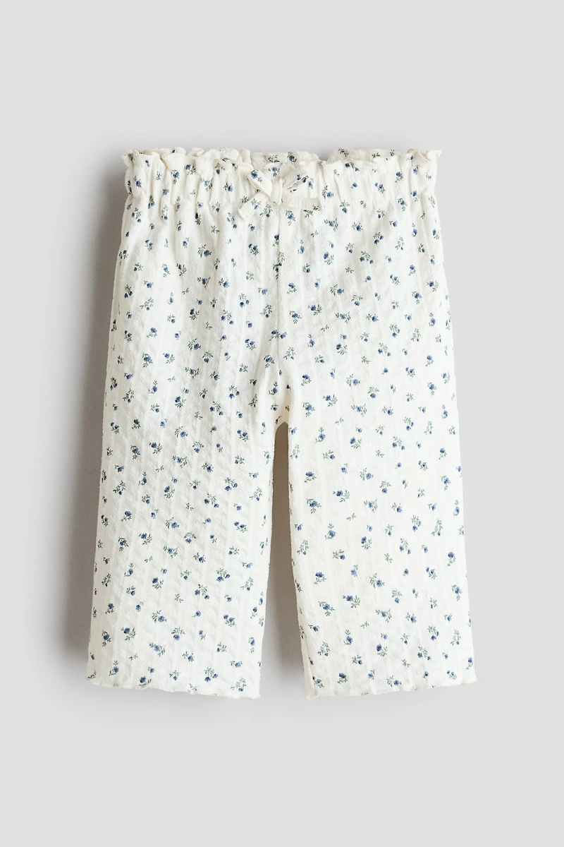 Pantalon en jersey texturé
