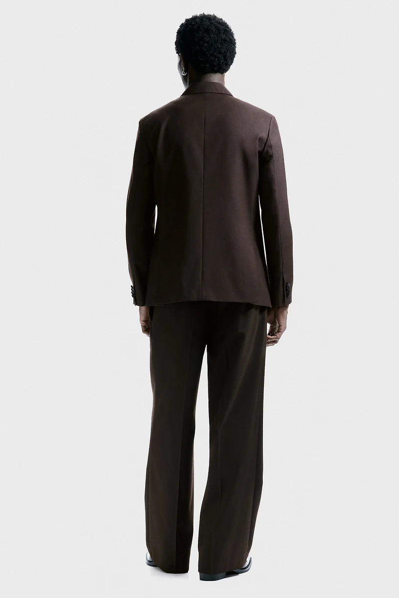 Regular-Fit Wool-Blend Tuxedo Jacket