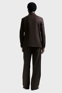 Regular-Fit Wool-Blend Tuxedo Jacket
