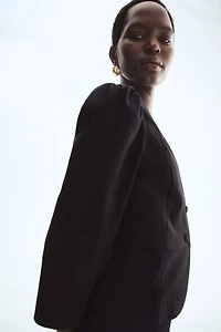 Blazer à encolure carrée