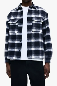Regular-Fit Flannel Overshirt