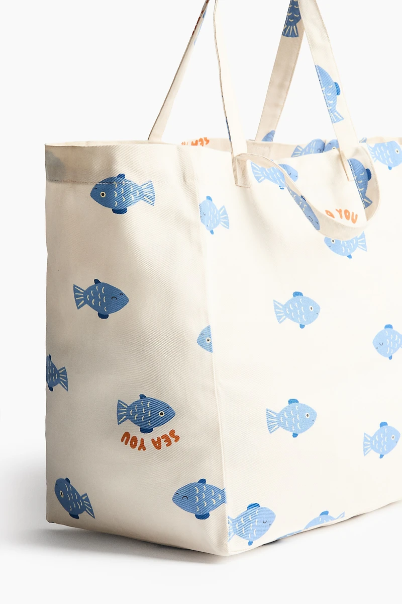 Patterned Beach Bag
