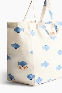 Patterned Beach Bag