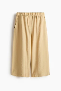Straight-Leg Lyocell-Blend Pants