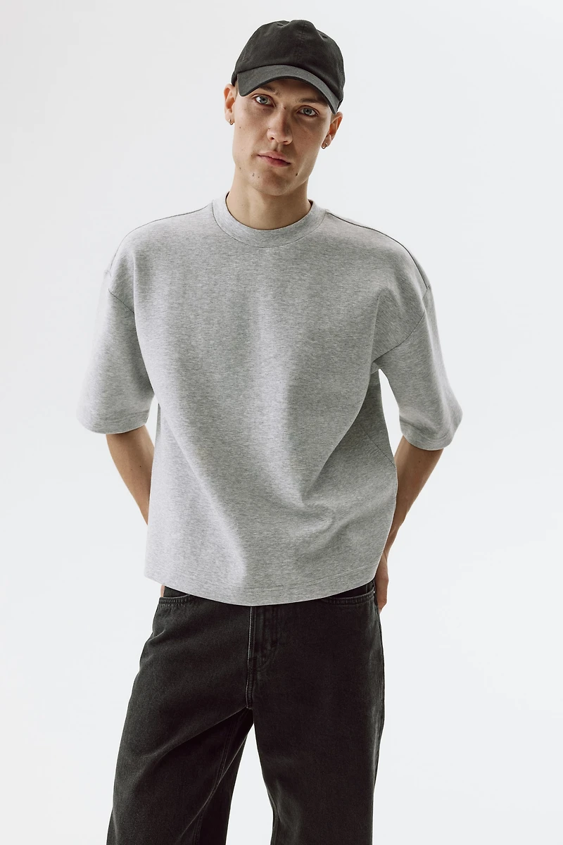 Oversized-Fit Scuba T-Shirt