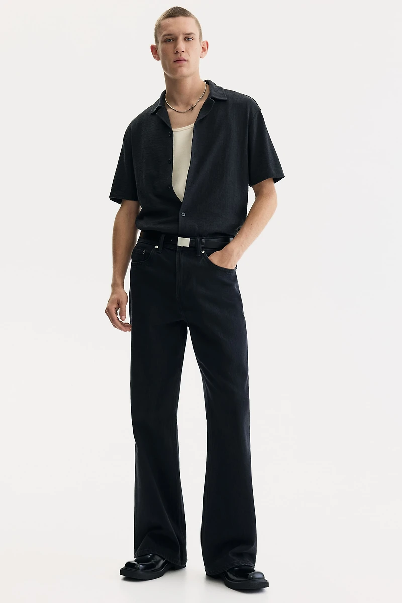 Regular-Fit Jersey Resort Shirt