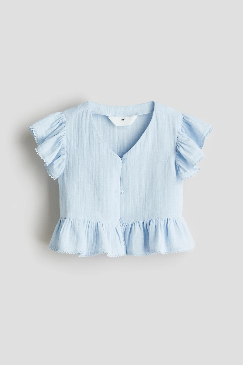 Cotton Muslin Blouse