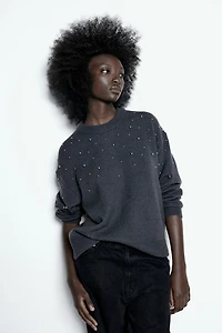 Embellished Sweater