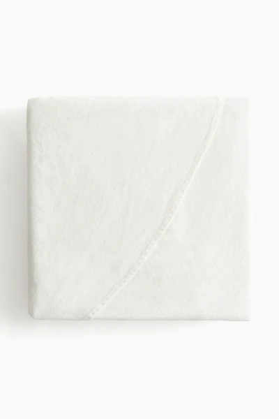 Round Linen-Blend Tablecloth