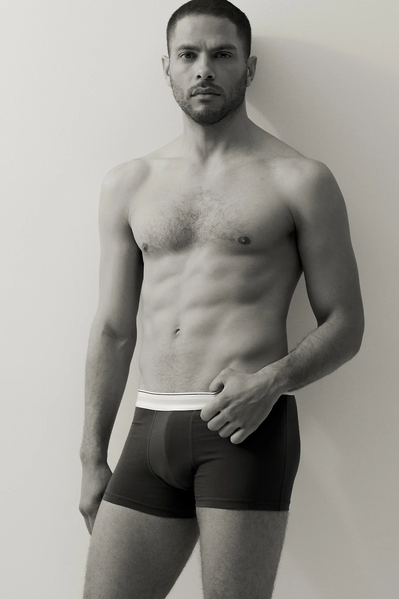 3-Pack Short Boxer Briefs with Lycra®