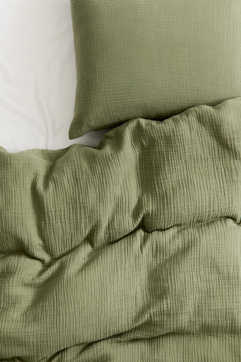 Muslin Twin Duvet Cover Set