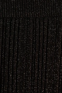 Pantalon scintillant en tricot côtelé