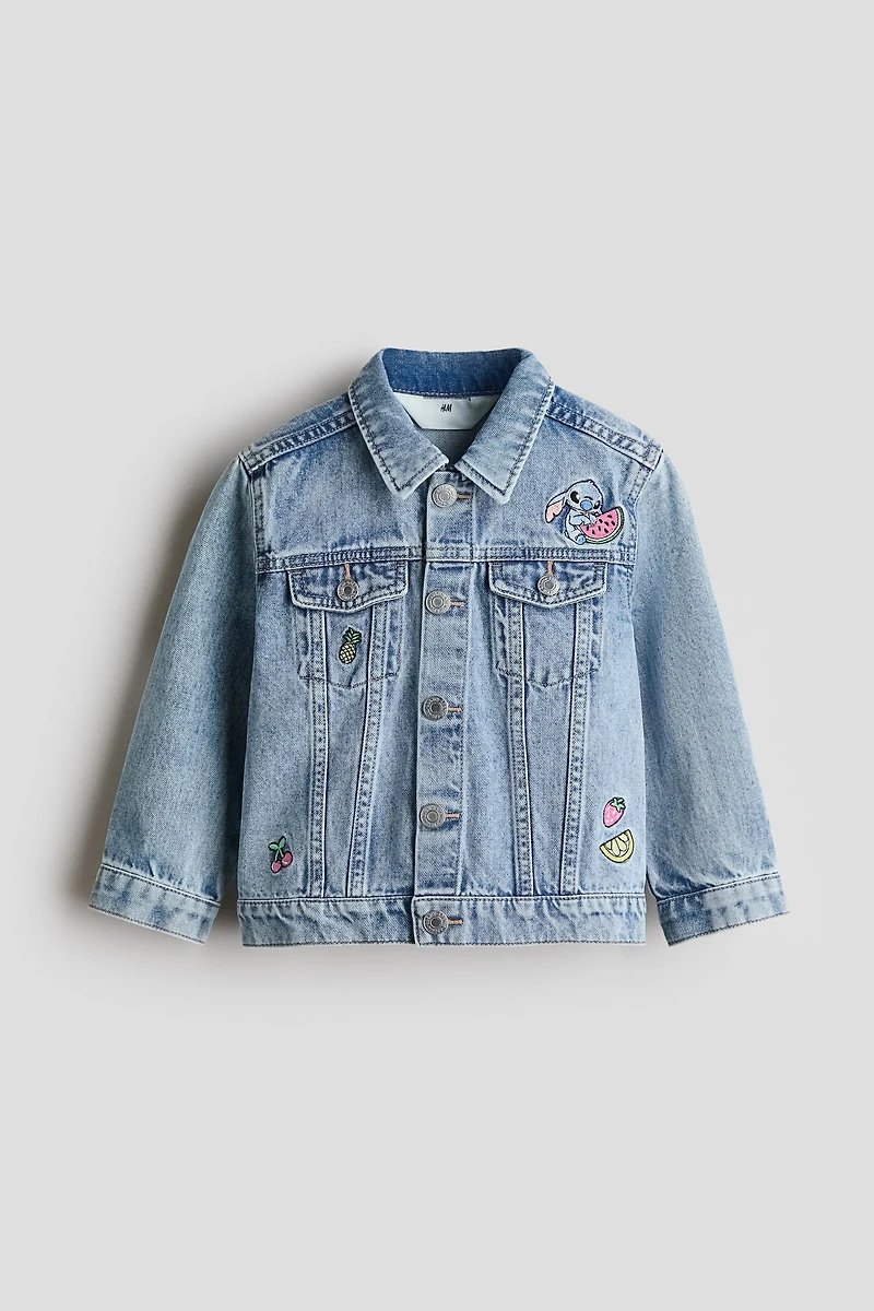 Printed Denim Jacket