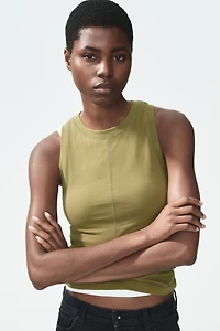 Flatlock-Seam Tank Top