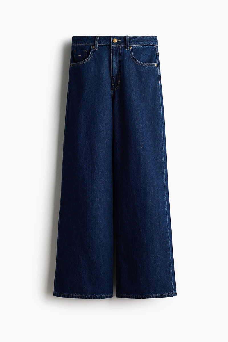 Wide-Leg Ultra High Jeans