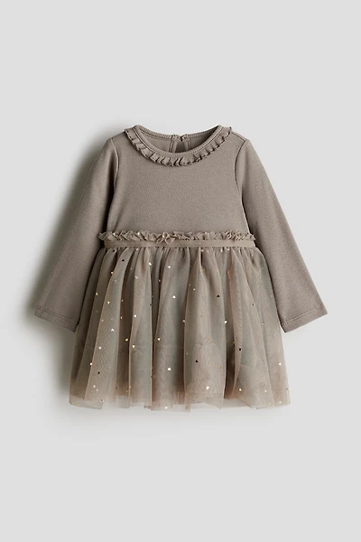 Robe avec jupe en tulle