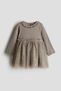 Robe avec jupe en tulle