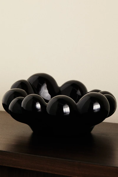 Grand bol bulbeux en grès cérame