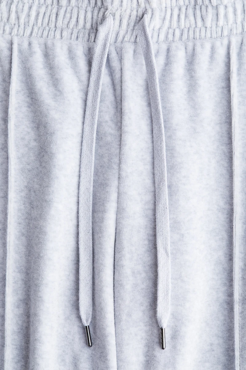 Pantalon de jogging large en velours