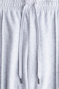 Pantalon de jogging large en velours