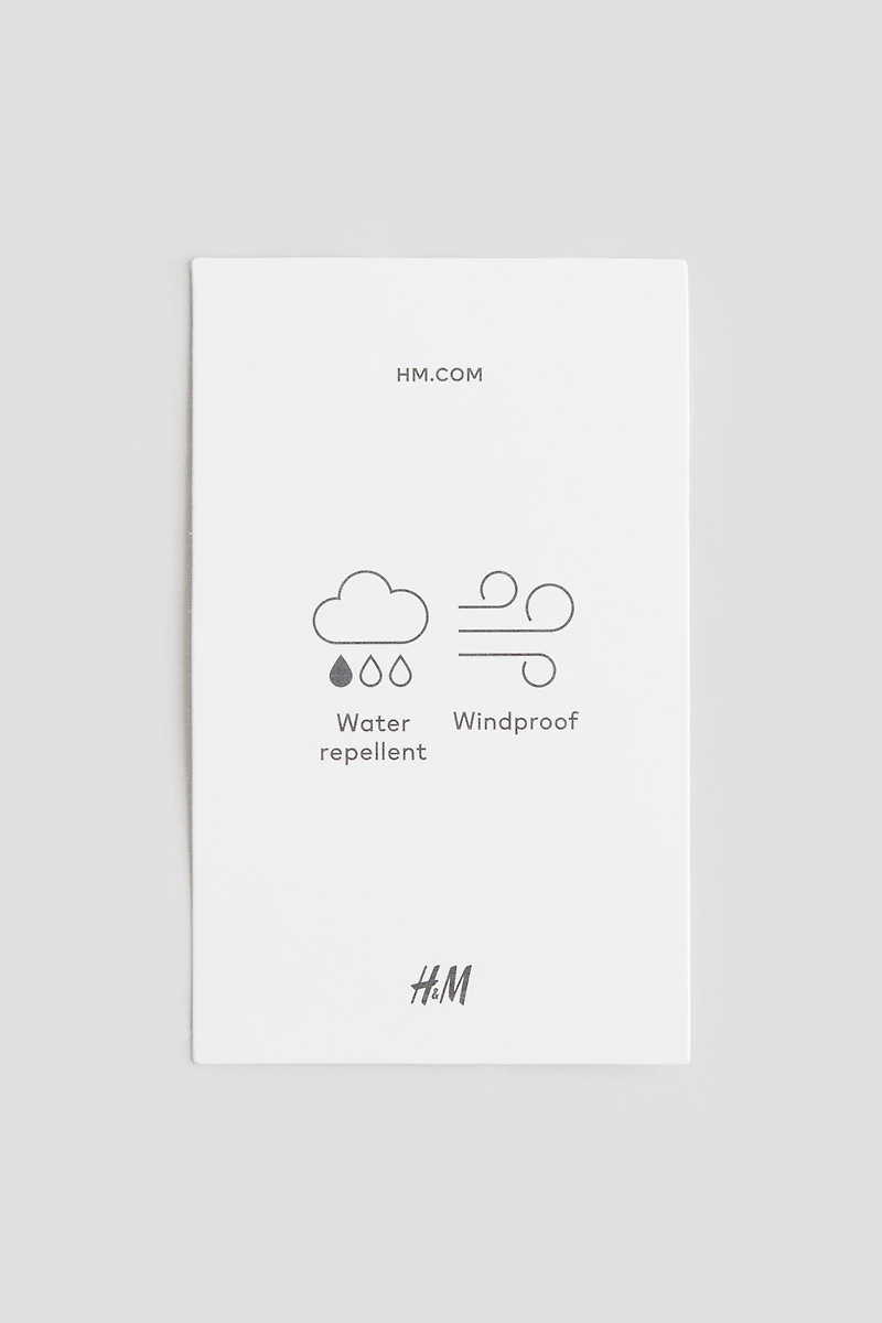 Veste coupe-vent déperlante