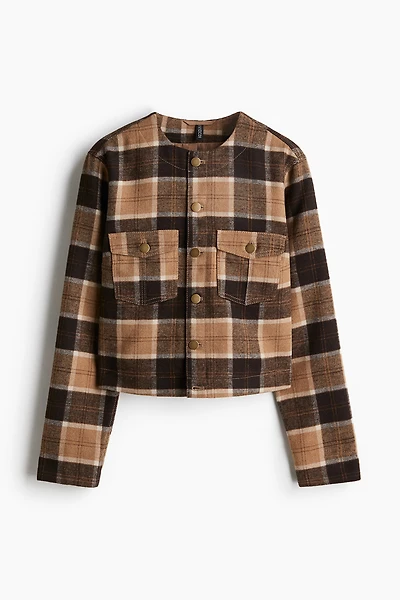 Veste à la finition brossée