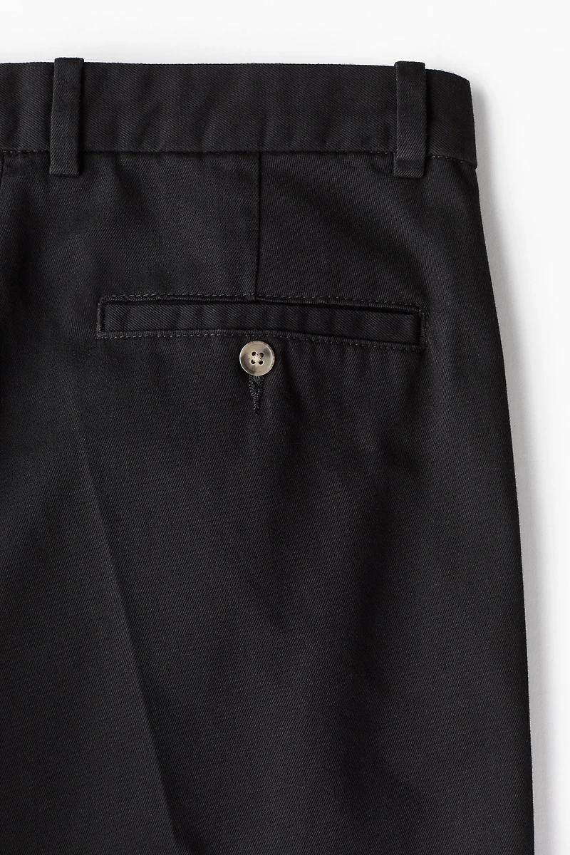 Regular-Fit Crease-Leg Chinos