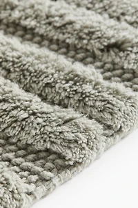 Fringed Cotton Bath Mat