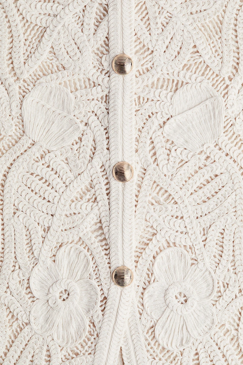 Crochet-Look Vest