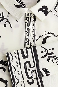 MAMA Before & After Tie-Belt Shirt
