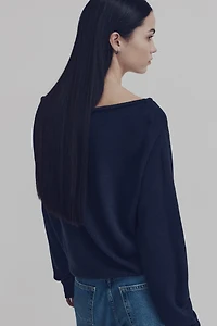 Off-the-Shoulder Sweater