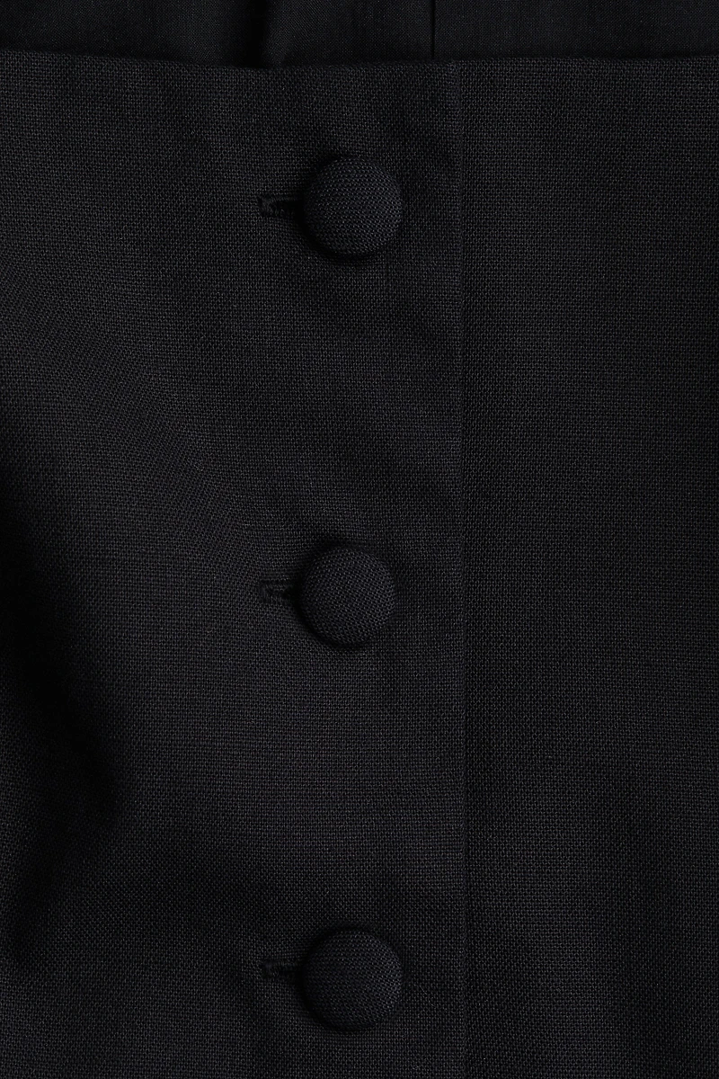 Blazer à encolure carrée