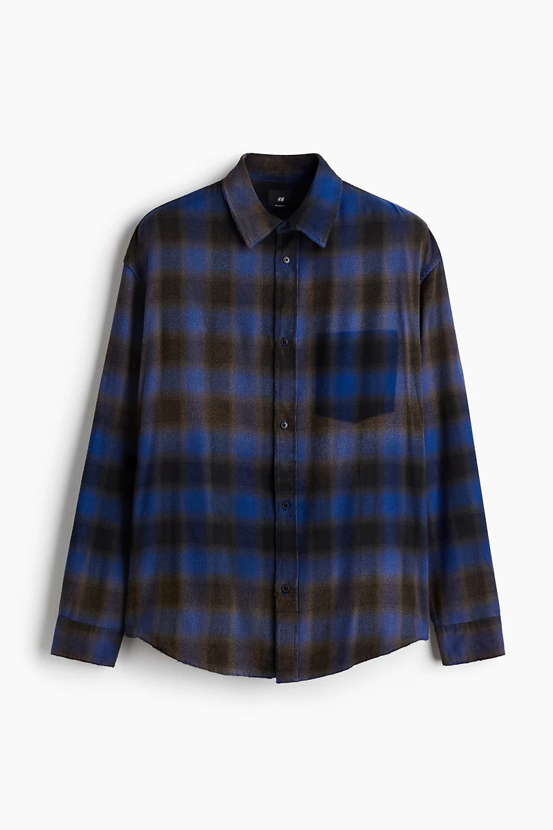 Relaxed-Fit Cotton-Blend Shirt