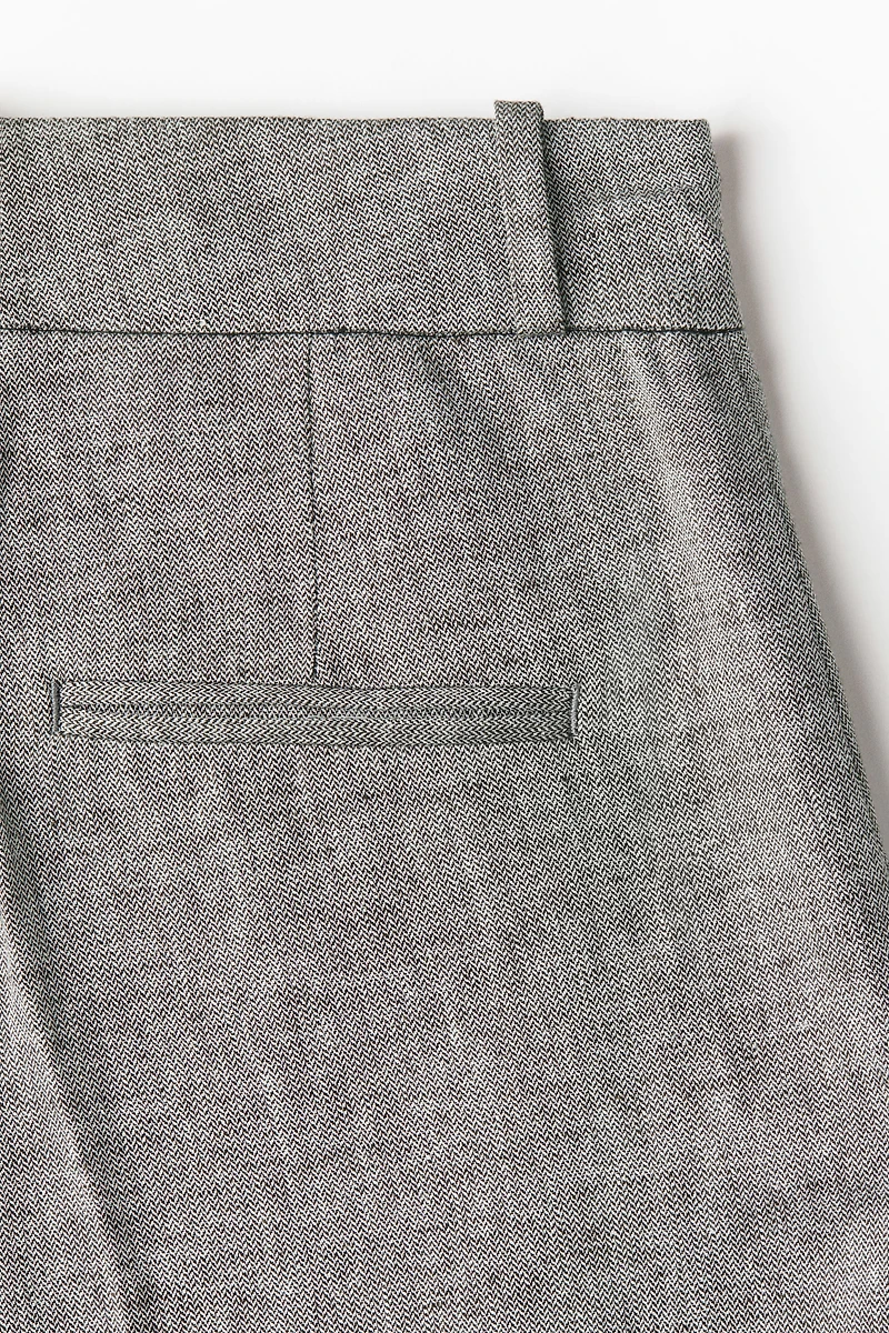 Dressy Linen-Blend Pants