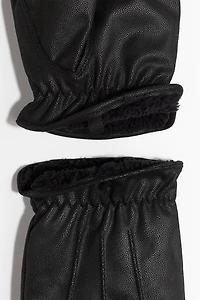 Gants doublés peluche