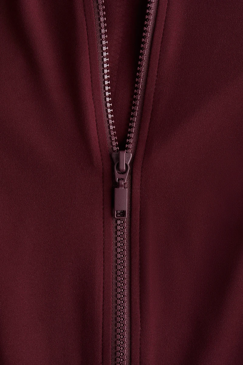 Chandail à fermeture éclair en jersey